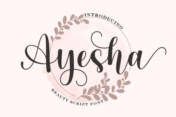 Ayesha Font Poster 1