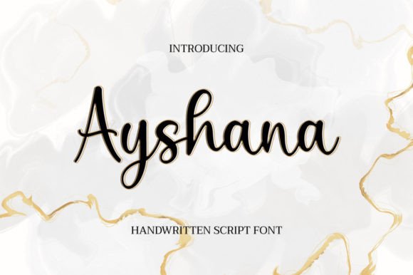 Ayshana Font Poster 1