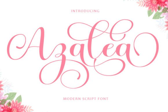 Azalea Font Poster 1