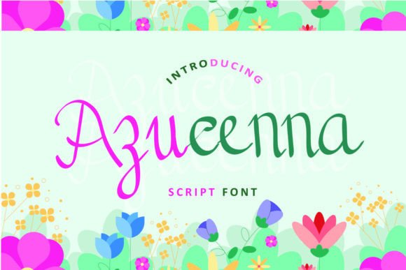 Azucenna Font Poster 1