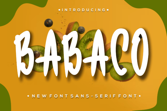Babaco Font Poster 1