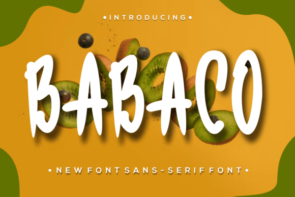 Babaco Font Poster 2