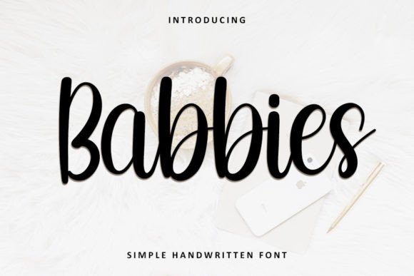 Babbies Font Poster 1