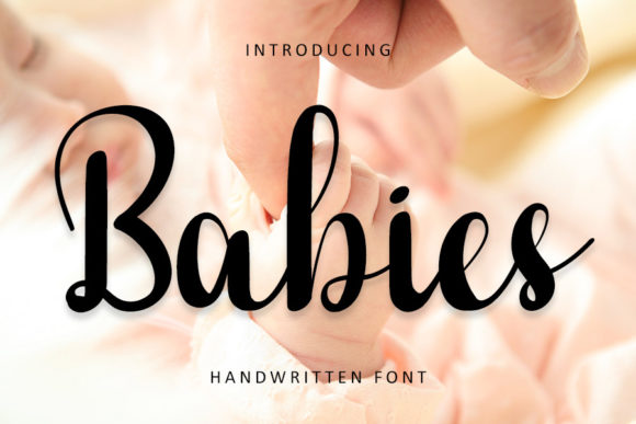 Babies Font Poster 1