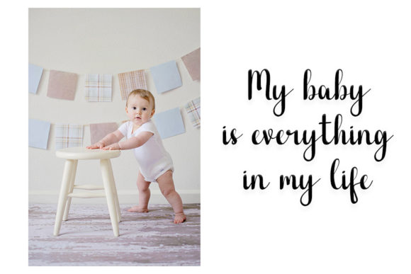 Babies Font Poster 2