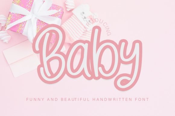 Baby Font Poster 1