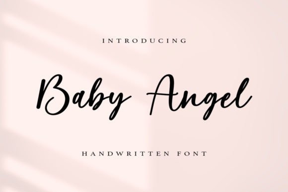 Baby Angel Font Poster 1