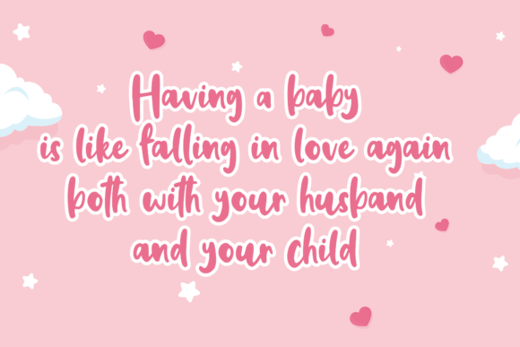 Baby Angella Font Poster 4