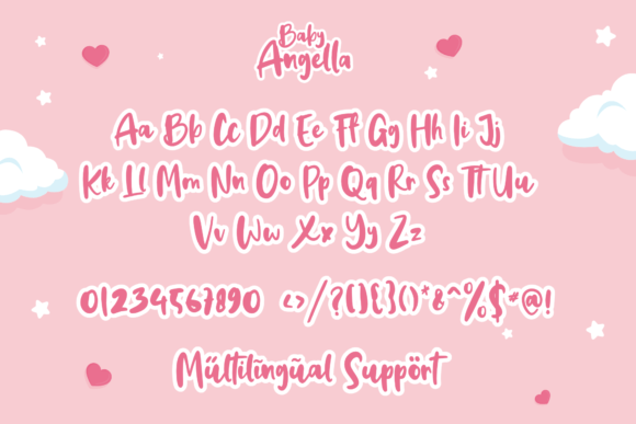 Baby Angella Font Poster 6