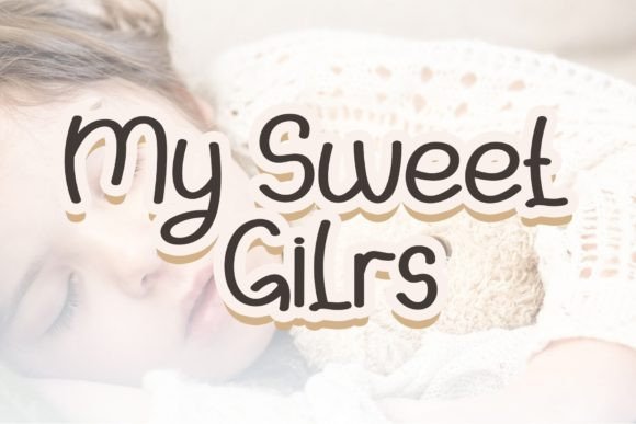 Baby Bear Font Poster 2