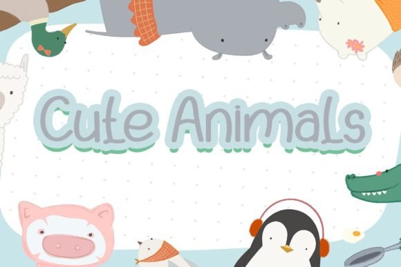 Baby Bear Font Poster 3