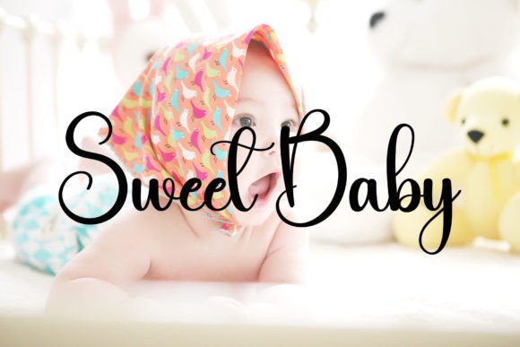 Baby Boy Font Poster 3