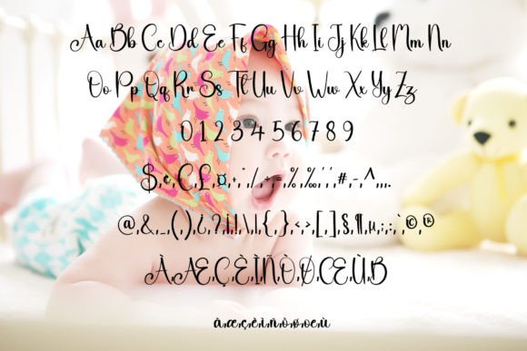 Baby Boy Font Poster 5