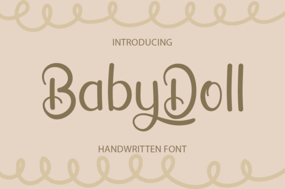 Baby Doll Font Poster 1