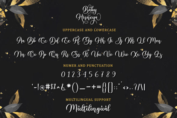 Baby Hisneya Font Poster 6