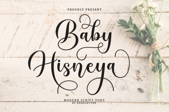 Baby Hisneya Font Poster 10
