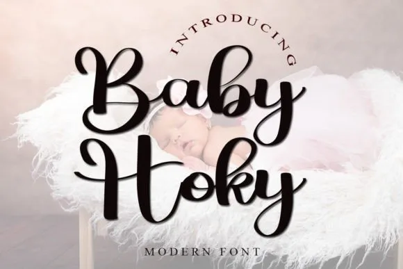 Baby Hoky Font Baby Hoky Font Poster 1