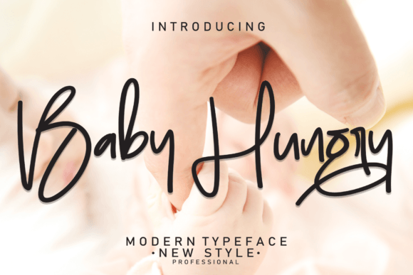 Baby Hungry Font Poster 1