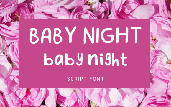 Baby Night Font