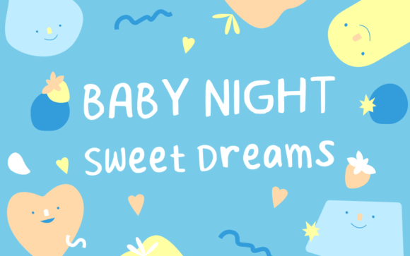 Baby Night Font Poster 2