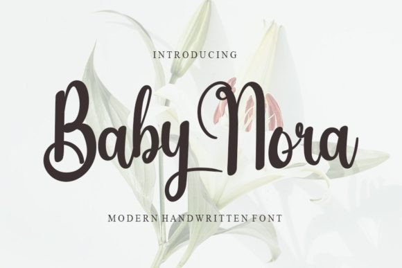 Baby Nora Font Poster 1
