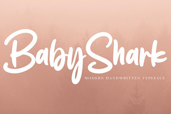 Baby Shark Font