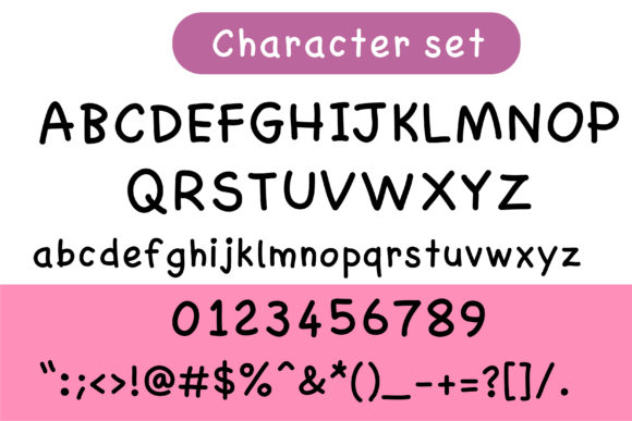 Baby Shower Font Poster 2
