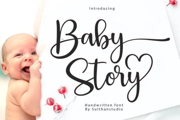 Baby Story Font Poster 1