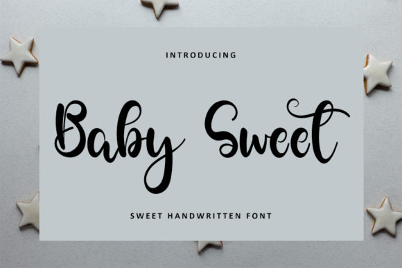 Baby Sweet Font Poster 1