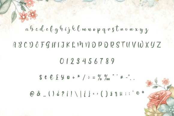 Babydoll Font Poster 2