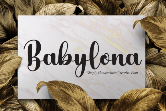 Babylona Font Poster 1