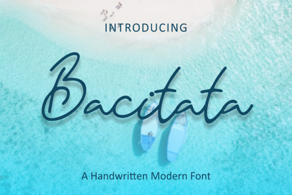 Bacitata Font Poster 1