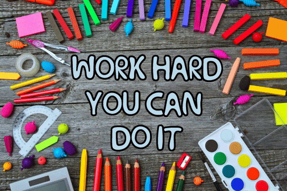 Back to School Font Poster 3