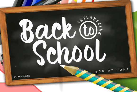 Back to School Font