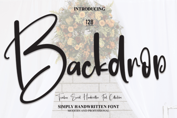 Backdrop Font Poster 1