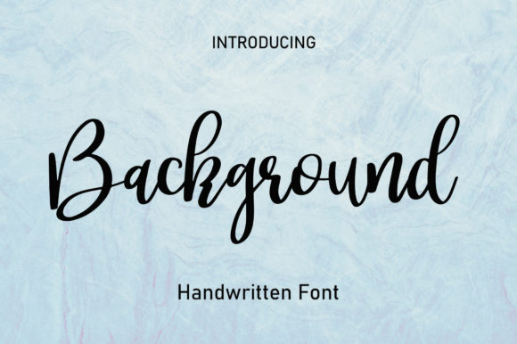 Background Font