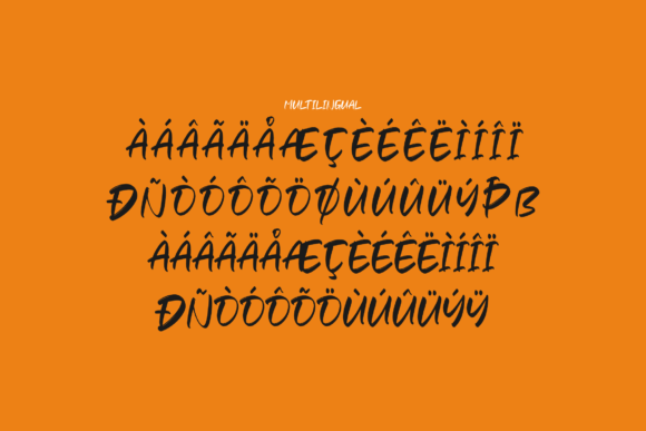 Badrick Font Poster 14