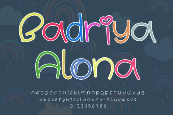 Badriya Alona Font Poster 1