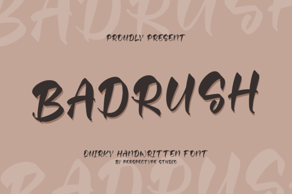 Badrush Font Poster 1