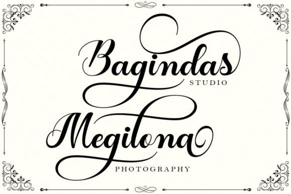 Bageton Font Poster 4