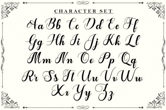 Bageton Font Poster 5