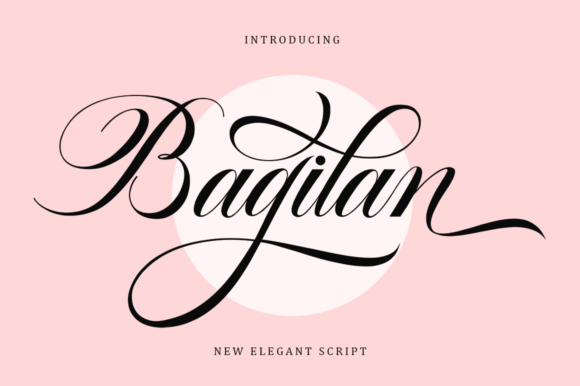 Bagilan Font Poster 1