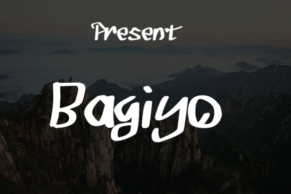 Bagiyo Font Poster 1