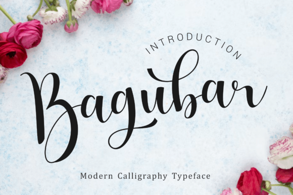 Bagubar Font Bagubar Font Poster 1