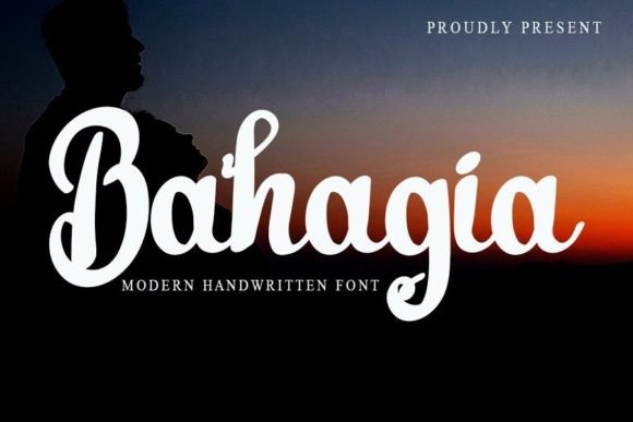 Bahagia Font Poster 1