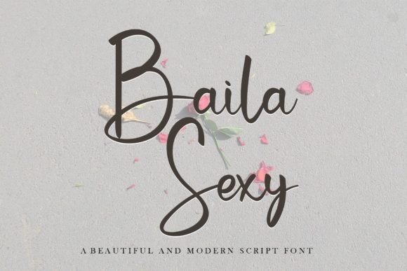Baila Sexy Font Poster 1