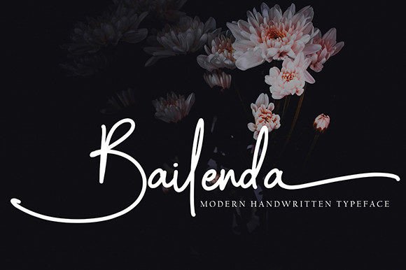 Bailenda Font Poster 1