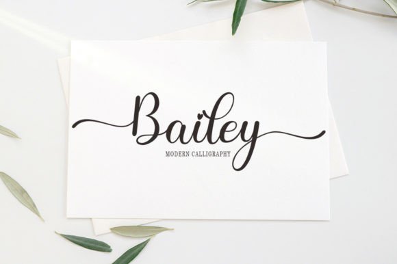 Bailey Font Poster 1