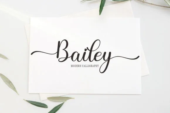 Bailey Font Bailey Font Poster 1