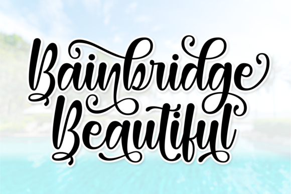 Bainbridge Beautiful Font Poster 1